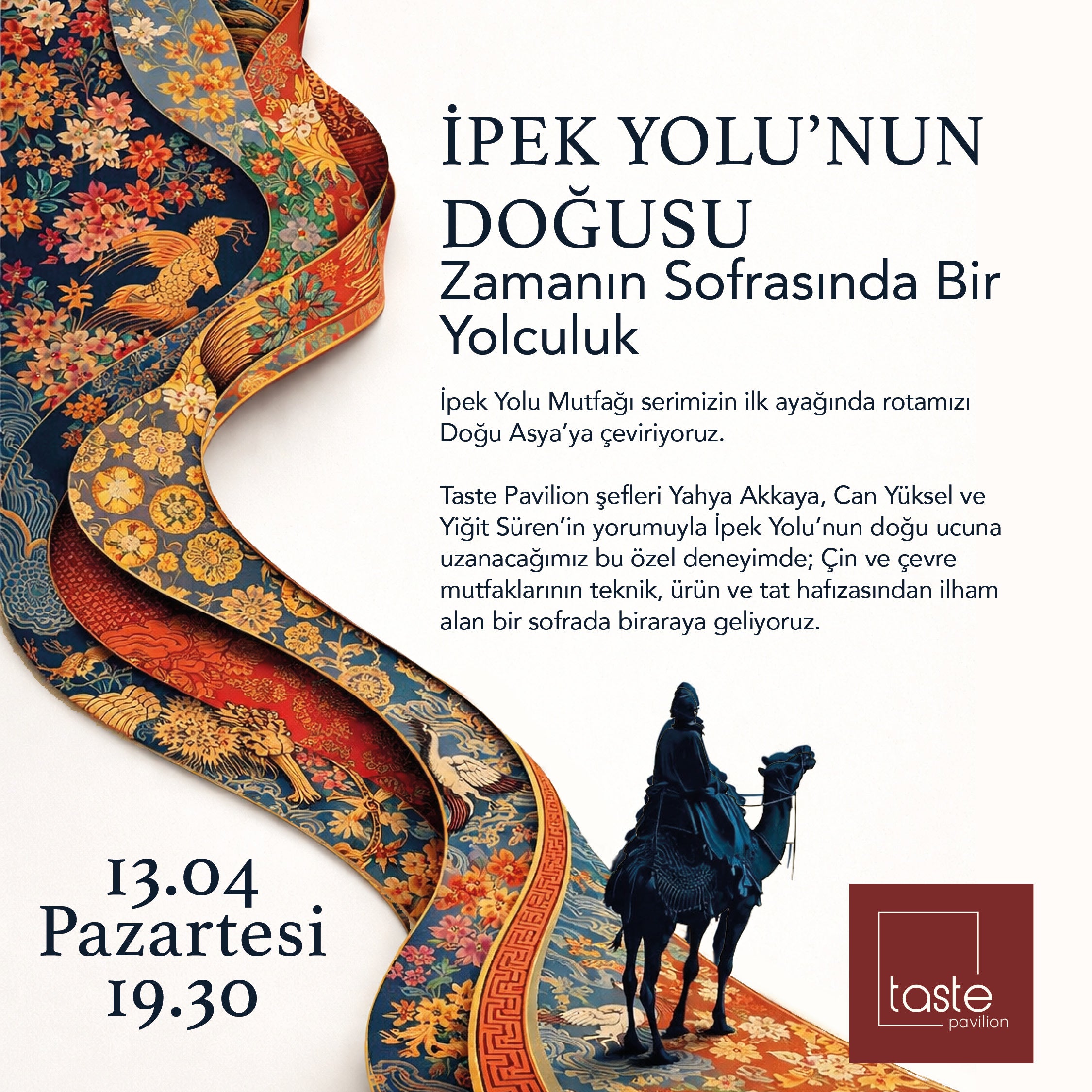 İPEK YOLU’NUN DOĞUSU: Zamanın Sofrasında Bir Yolculuk