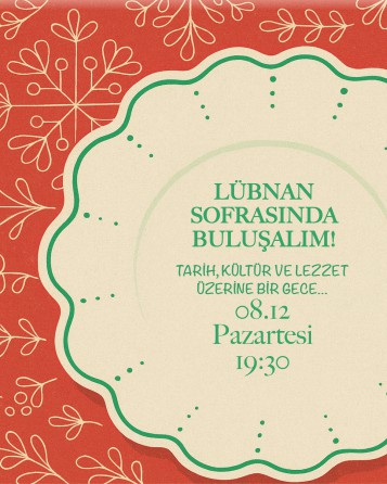 LÜBNAN SOFRASINDA BULUŞALIM!