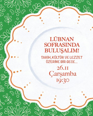 LÜBNAN SOFRASINDA BULUŞALIM!